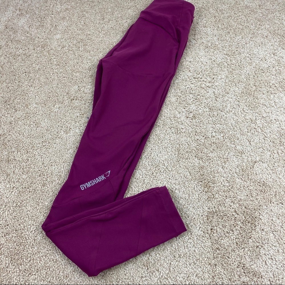 Gymshark High Waist berry red leggings